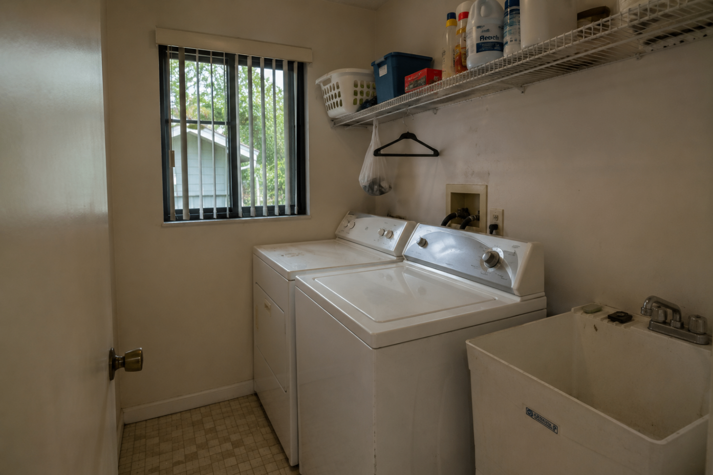 Laundry Room Renovation before renovation