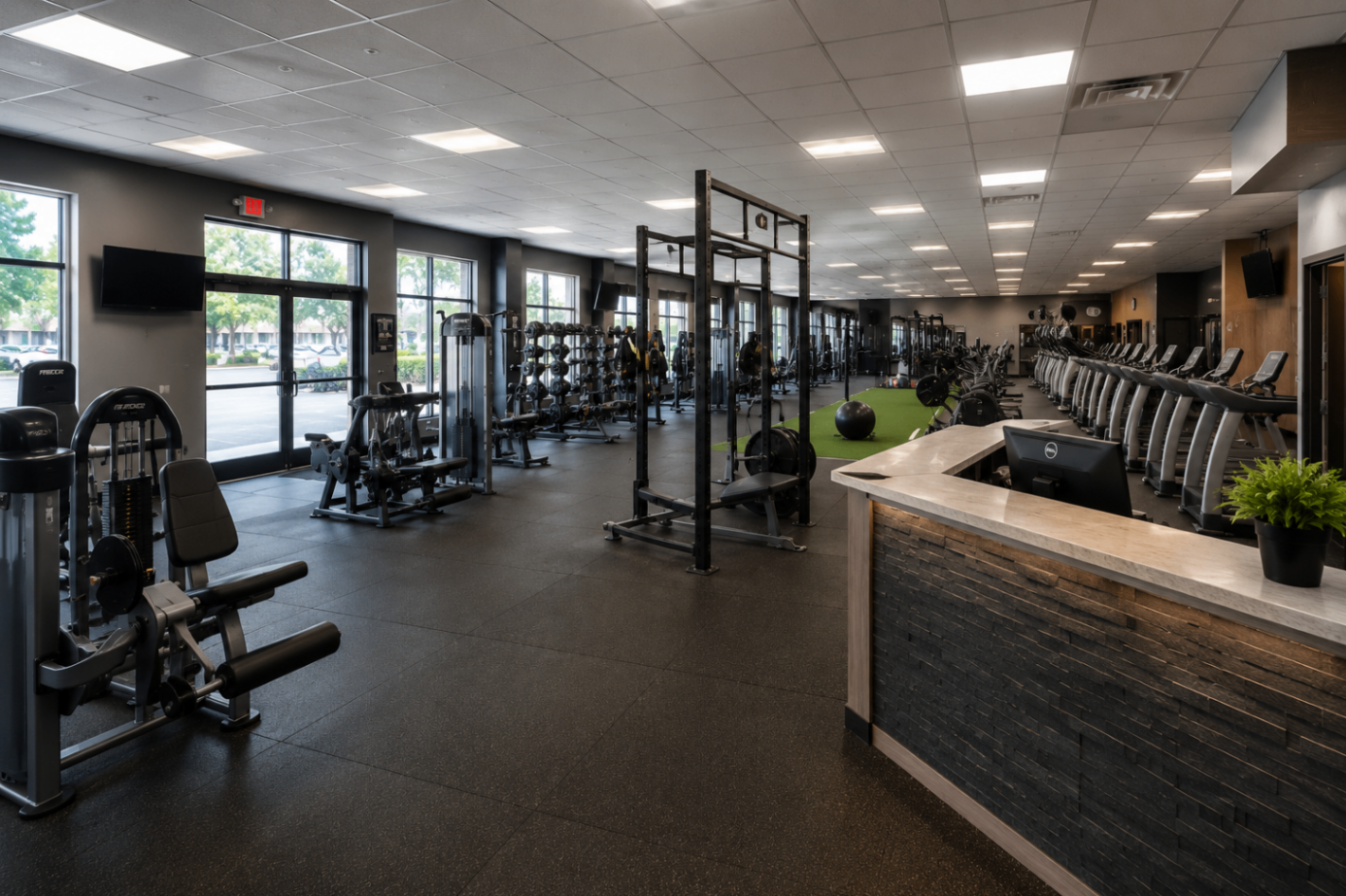 Fitness Center Modernization after renovation