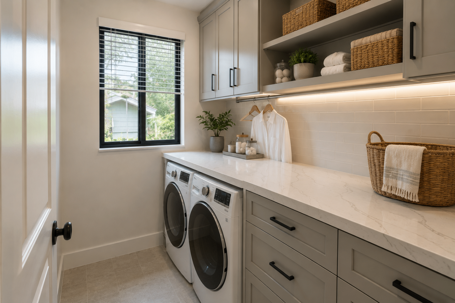 Laundry Room Renovation after renovation