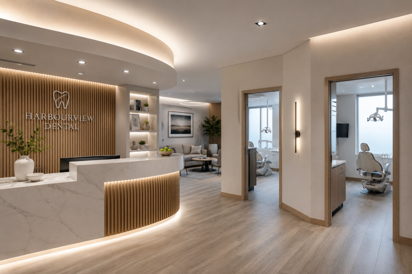 Dental Office Modernization after renovation