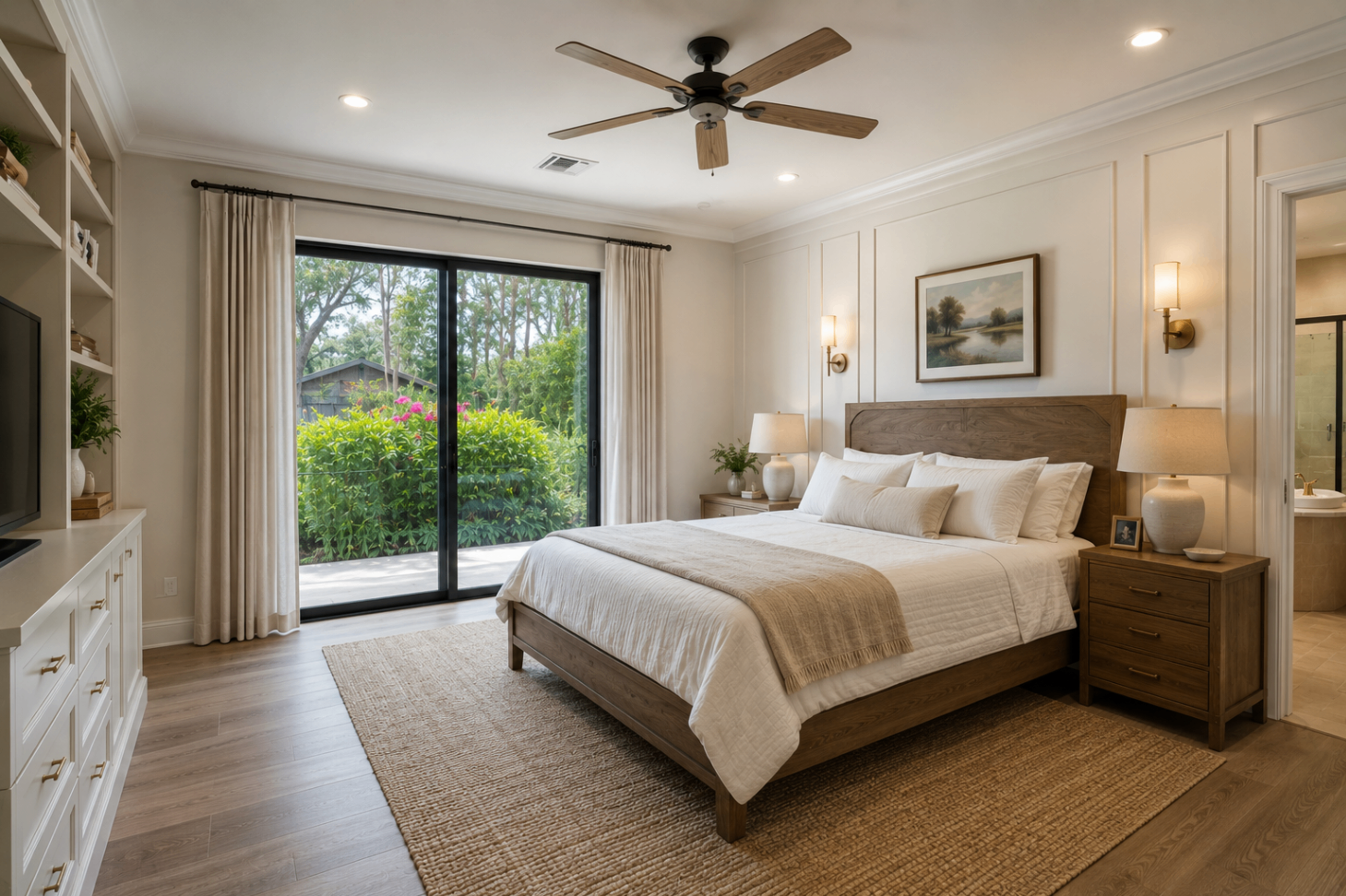 Primary Bedroom Remodel after renovation