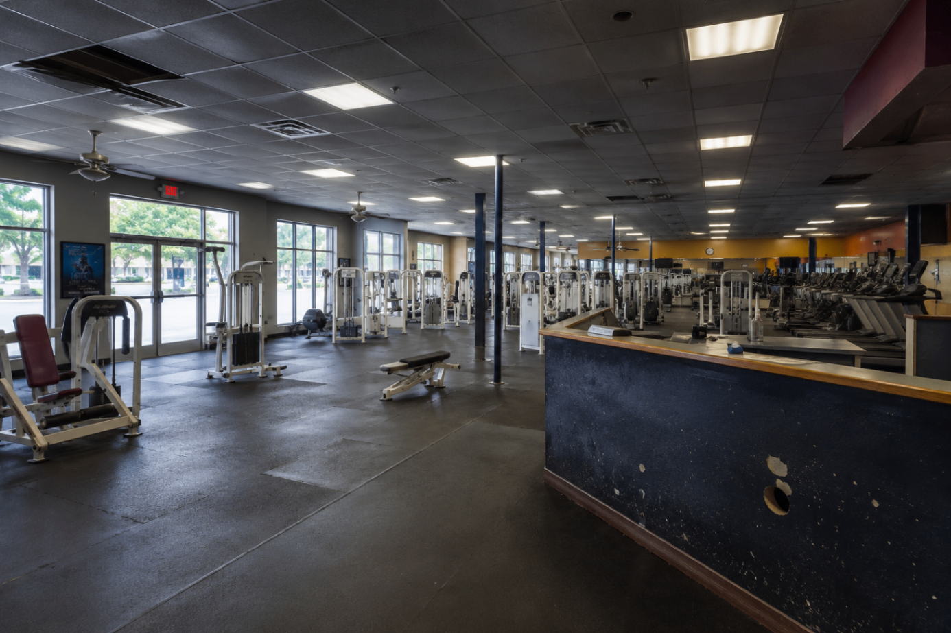 Fitness Center Modernization before renovation