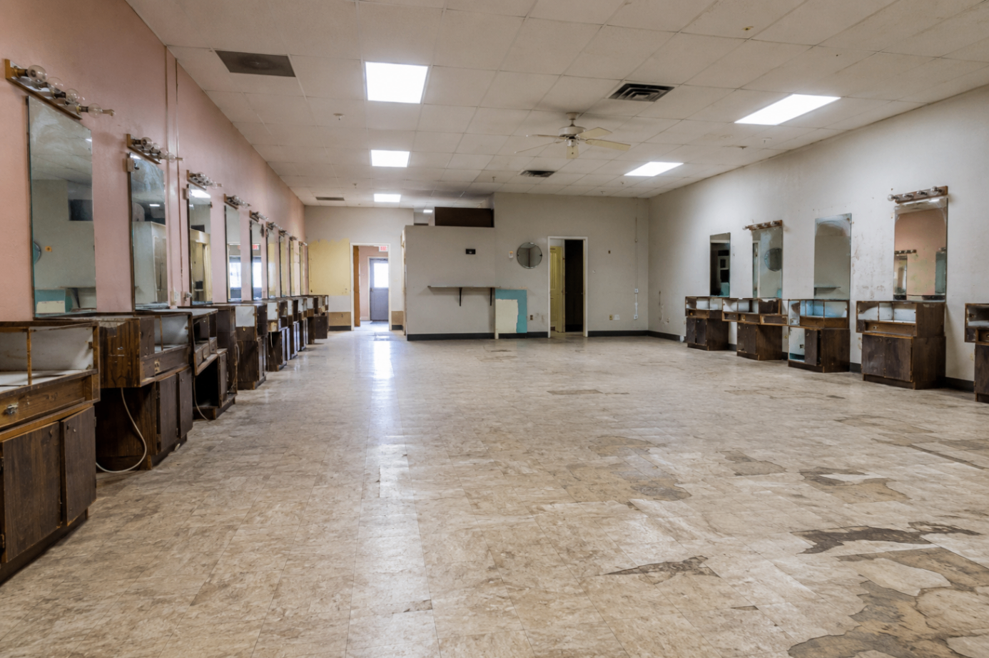 Salon Repositioning before renovation
