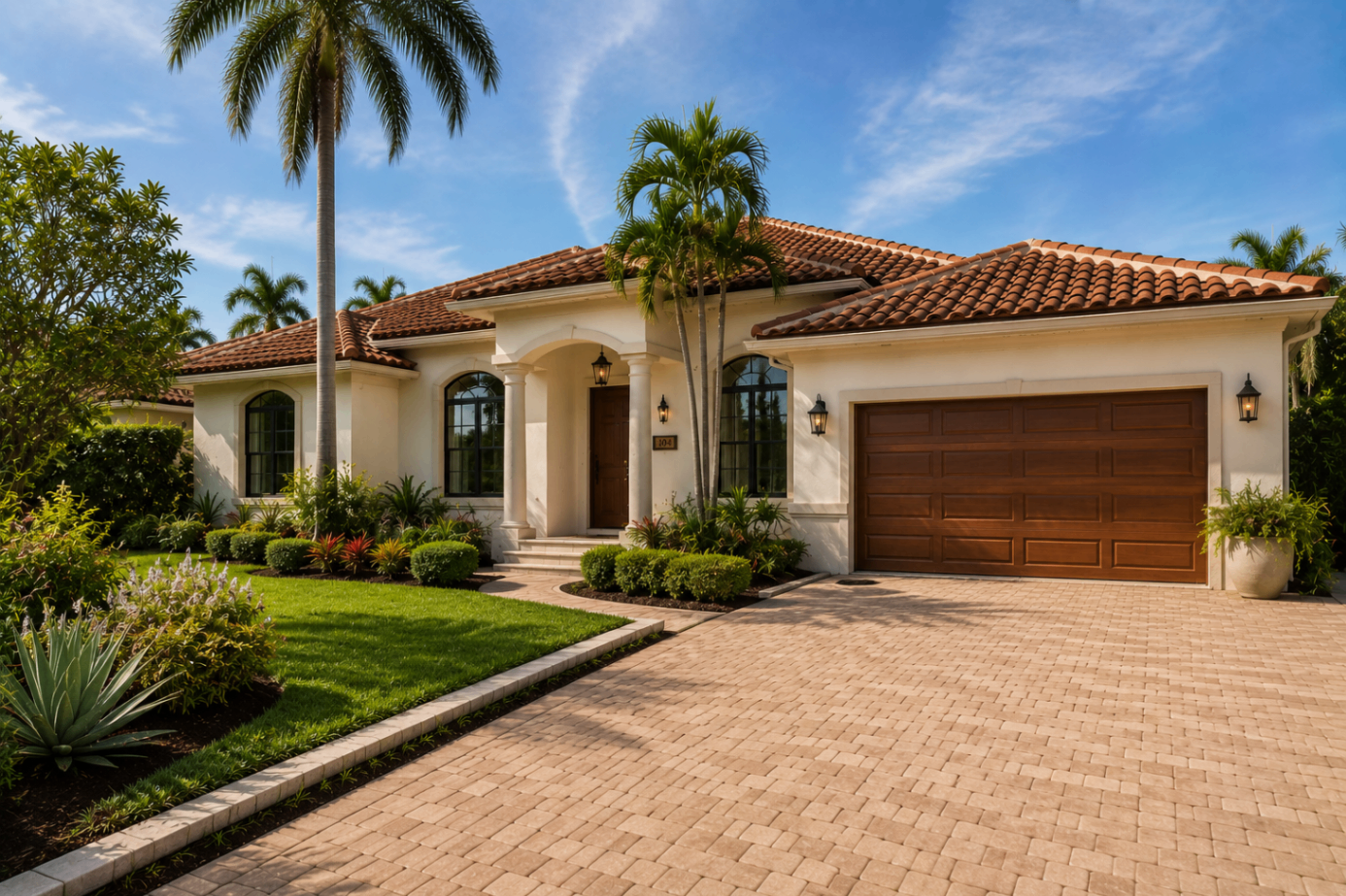 Mediterranean Exterior Renovation after renovation